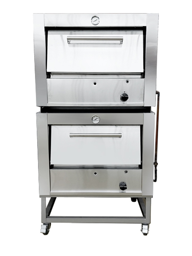 Horno Semi Industrial a Gas 65×65 cm. Doble Cámara 1