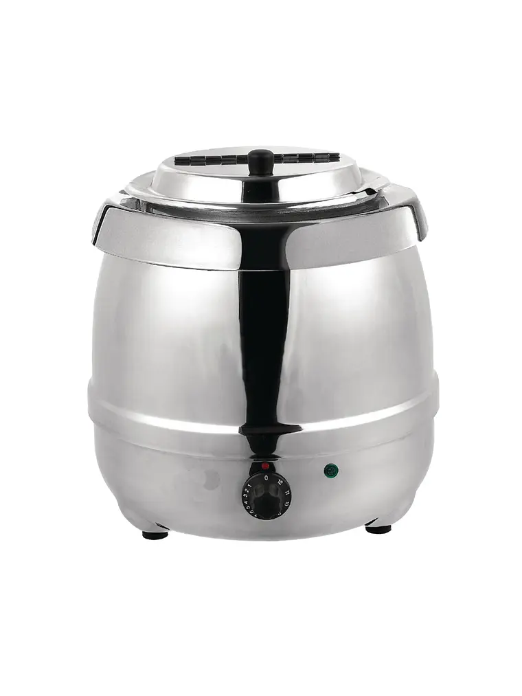 Olla Sopera 10 Litros en Acero Inoxidable Cousiño 1