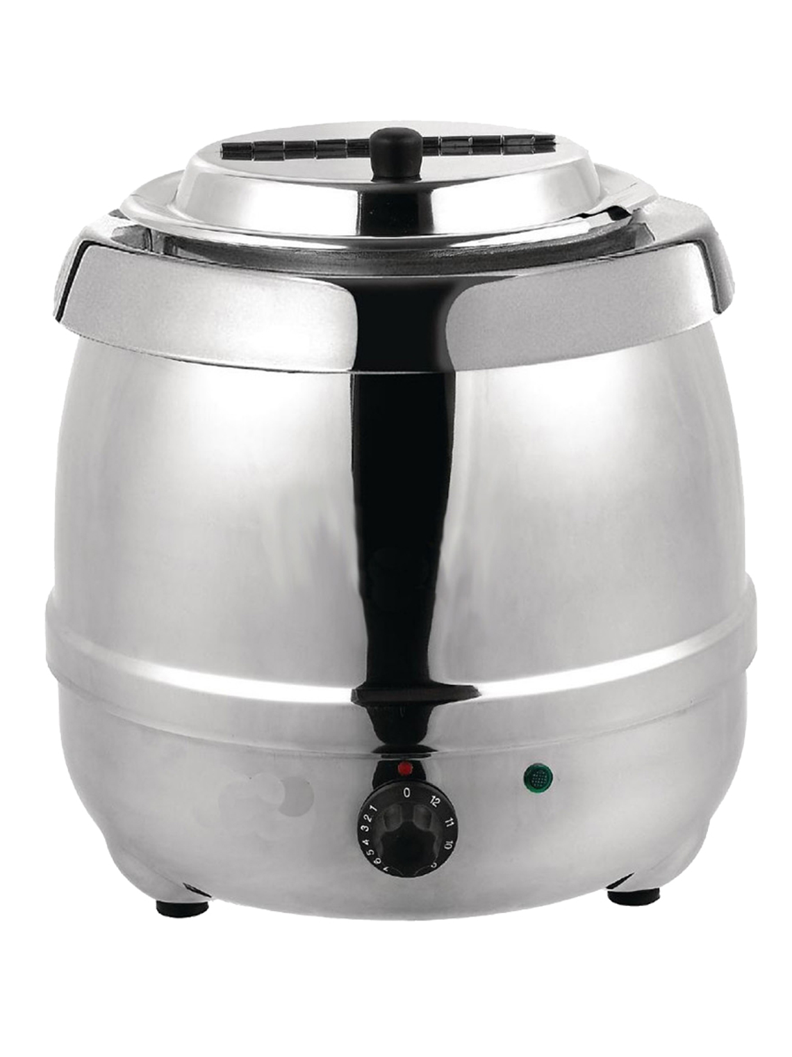 Olla Sopera 10 Litros en Acero Inoxidable Cousiño 1