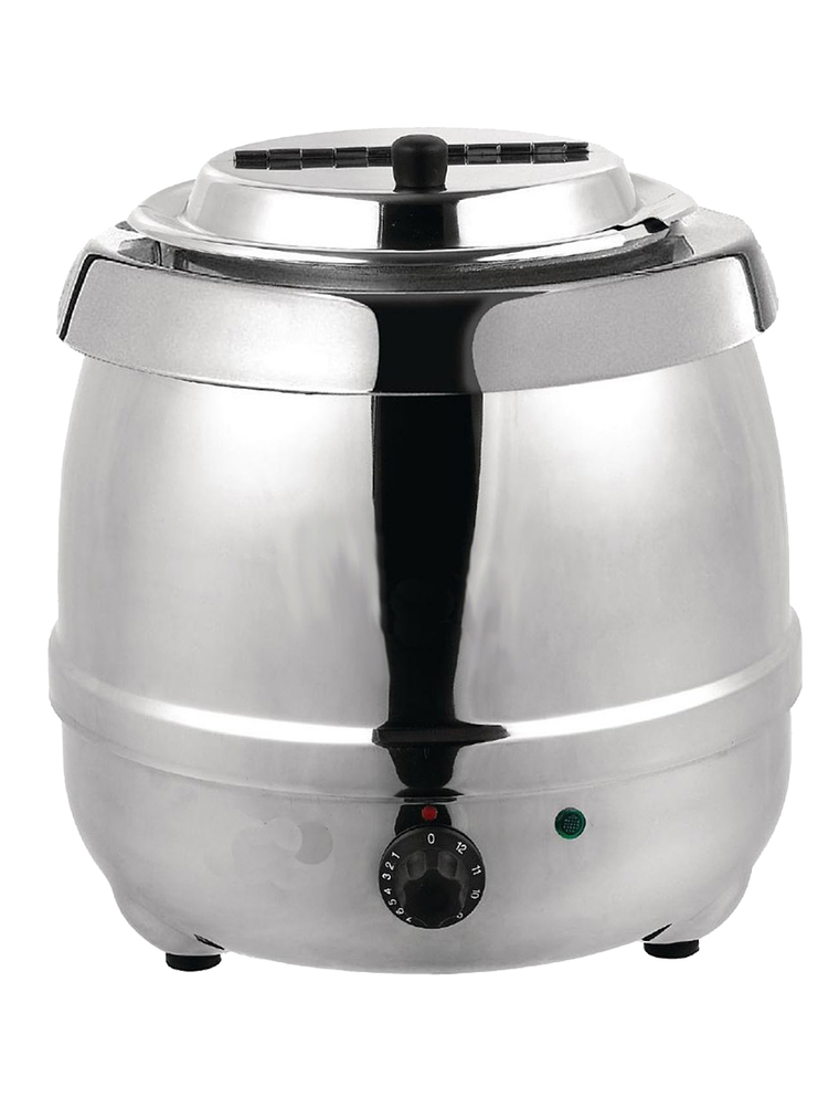 Olla Sopera 10 Litros en Acero Inoxidable Cousiño 1