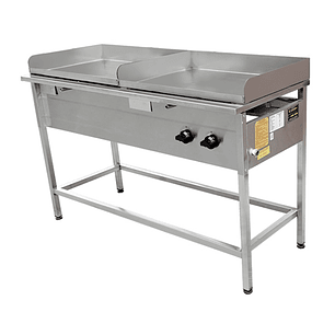 Churrasquera a Gas 50×140 cm en Acero Inoxidable