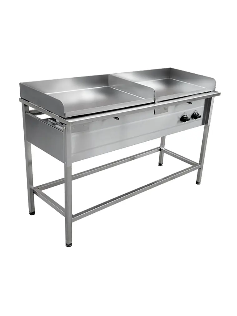 Churrasquera a Gas 50×140 cm en Acero Inoxidable Cousiño 3