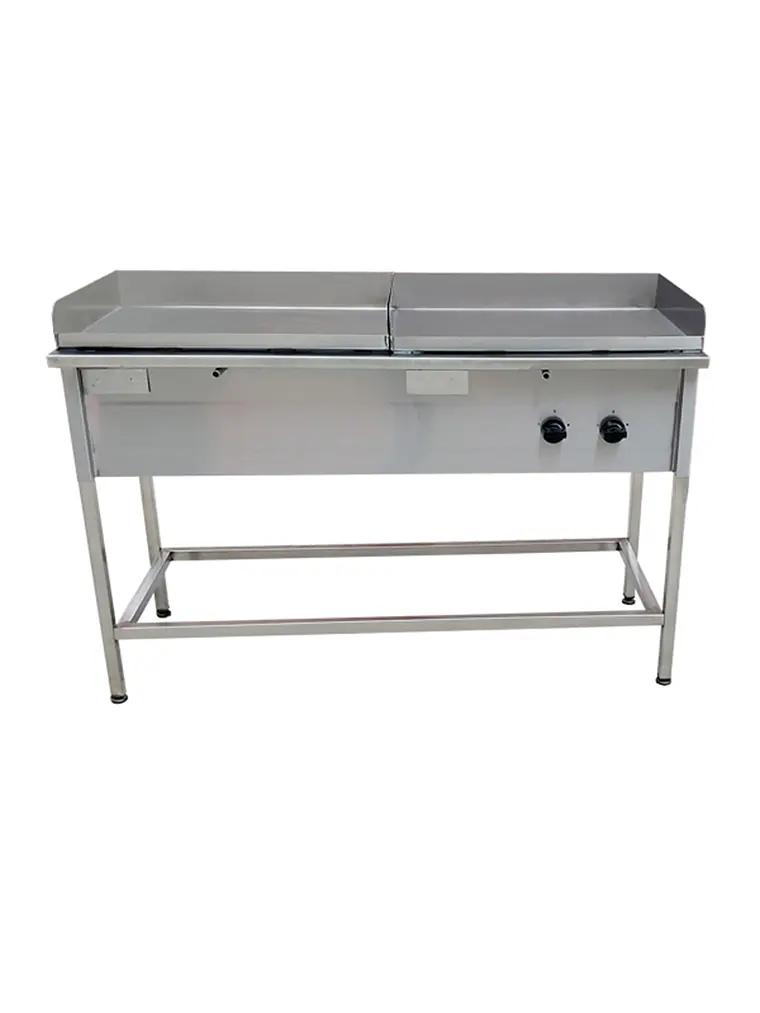 Churrasquera a Gas 50×140 cm en Acero Inoxidable Cousiño 4
