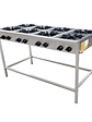 Anafe a Gas 8 Platos con Parrillas de Fierro Fundido 34×34 cm Cousiño - Miniatura 1