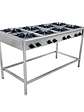 Anafe a Gas 8 Platos con Parrillas de Fierro Fundido 34×34 cm Cousiño - Miniatura 3