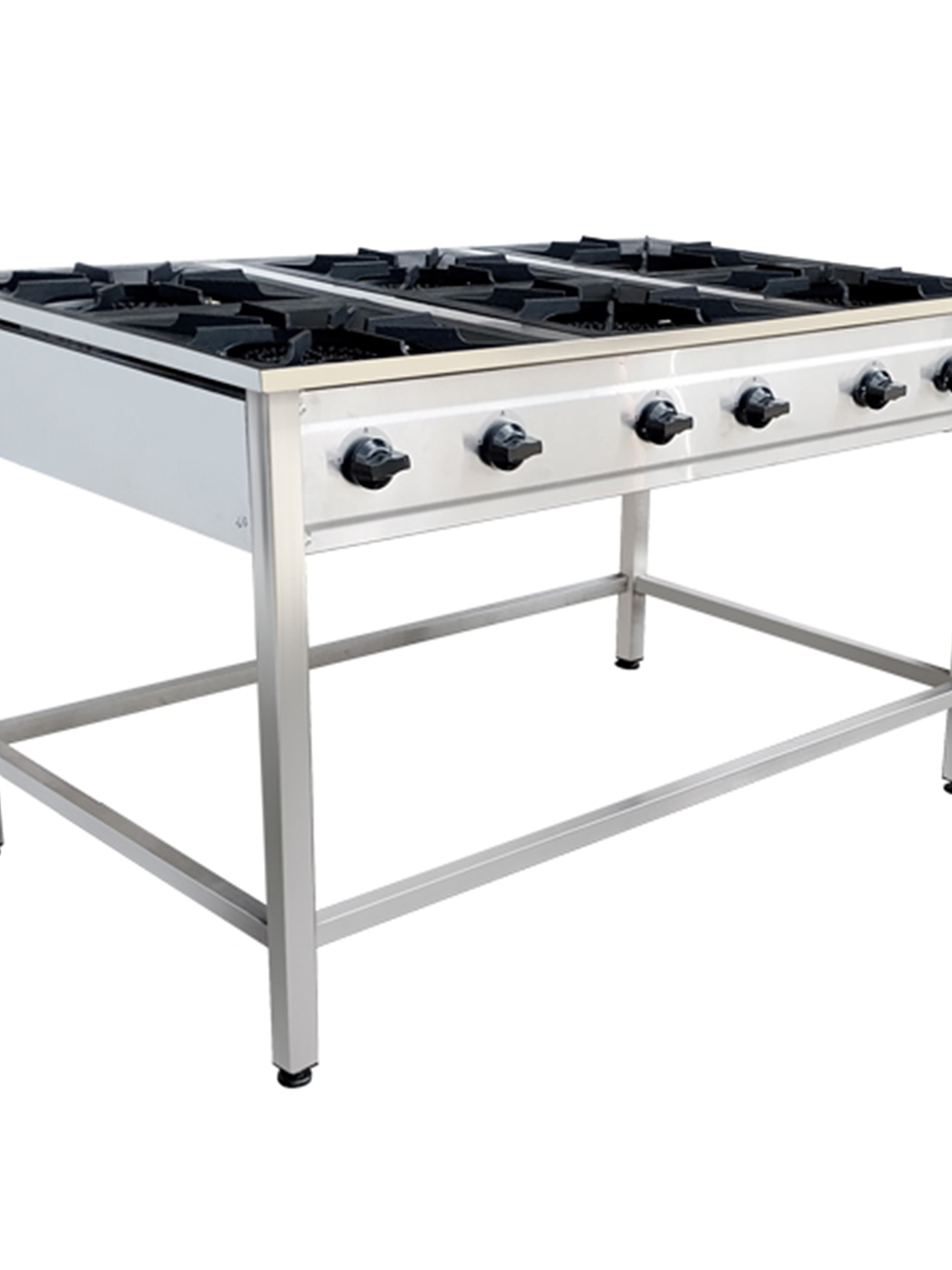 Anafe a Gas 6 Platos con Parrillas de Fierro Fundido 43×43 cm Cousiño 2