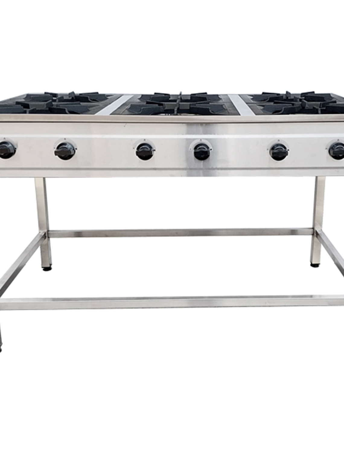 Anafe a Gas 6 Platos con Parrillas de Fierro Fundido 43×43 cm Cousiño 3