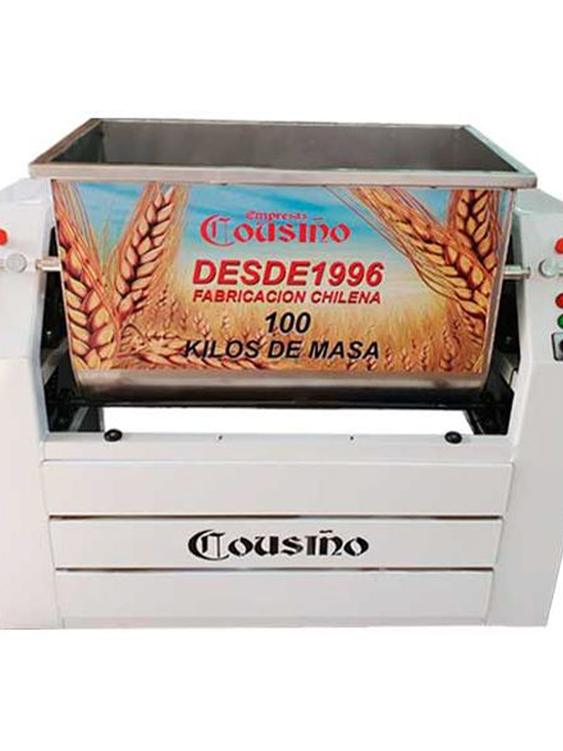 Revolvedora de Masa 100 kilos INOX 1