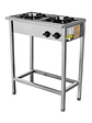 Anafe a Gas 2 Platos con Parrillas de Fierro Fundido 34×34 cm Cousiño - Miniatura 1