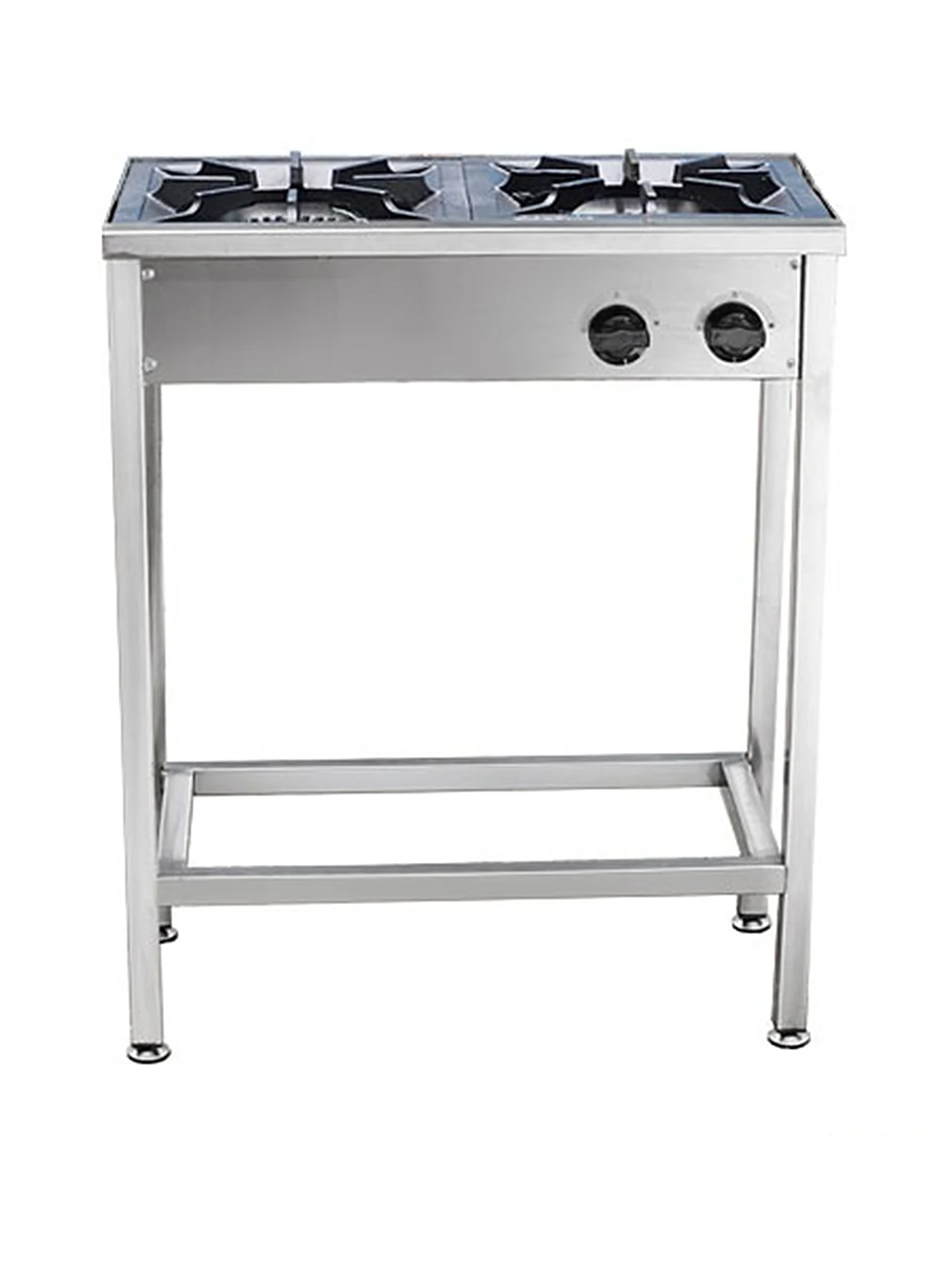 Anafe a Gas 2 Platos con Parrillas de Fierro Fundido 34×34 cm Cousiño 3