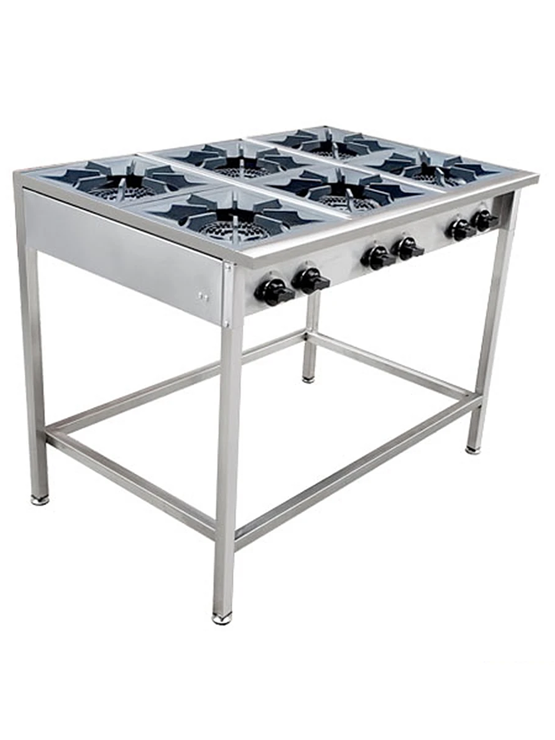 Anafe a Gas 6 Platos con Parrillas de Fierro Fundido 34×34 cm Cousiño 2