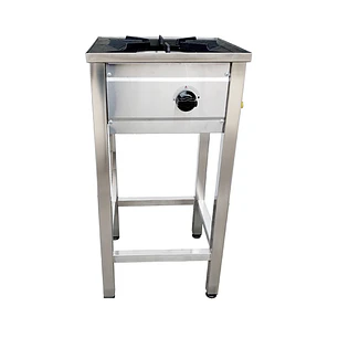 Anafe a Gas 1 platos con Parrilla de Fierro Fundido 43x43 Cousiño