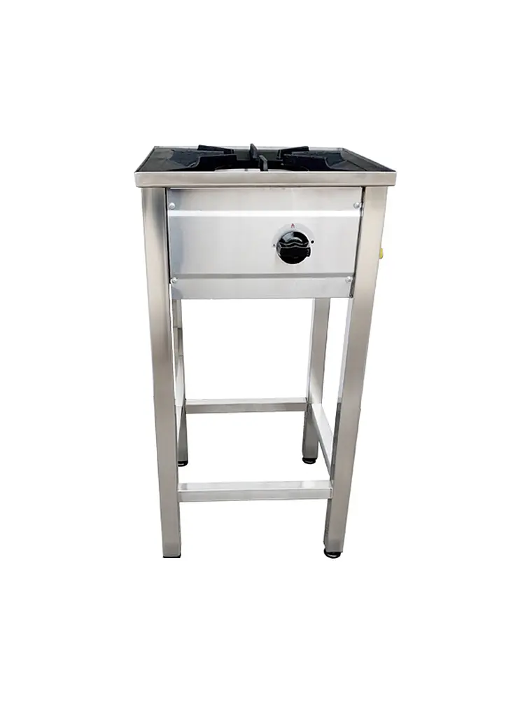 Anafe a Gas 1 platos con Parrilla de Fierro Fundido 43x43 Cousiño 1