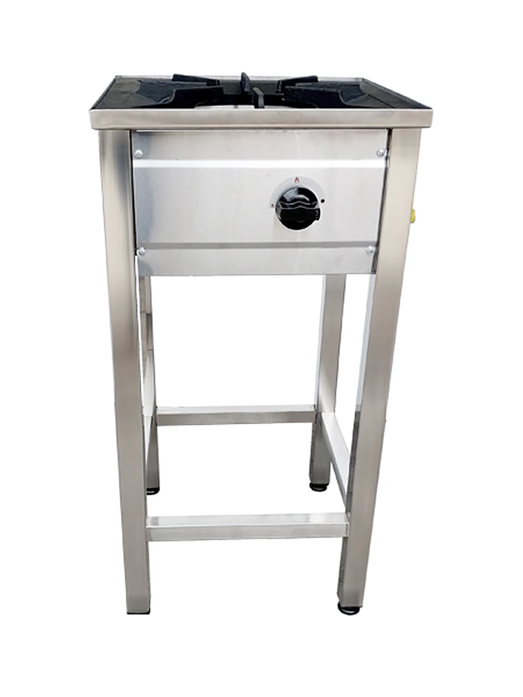 Anafe a Gas 1 platos con Parrilla de Fierro Fundido 43x43 Cousiño 1