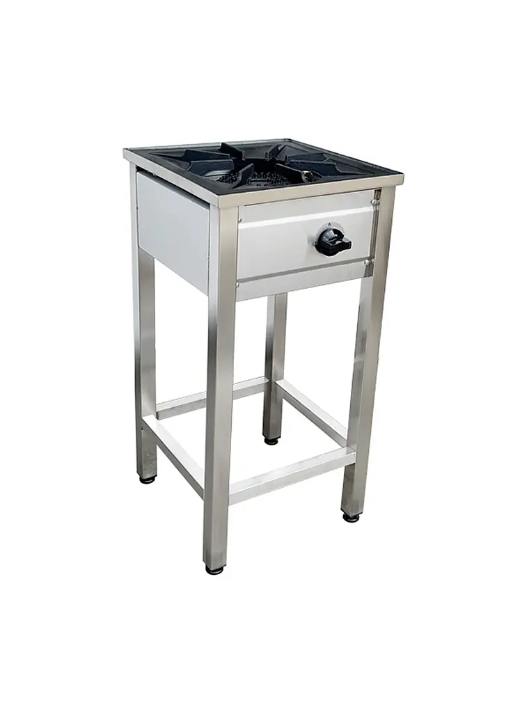 Anafe a Gas 1 platos con Parrilla de Fierro Fundido 43x43 Cousiño 2