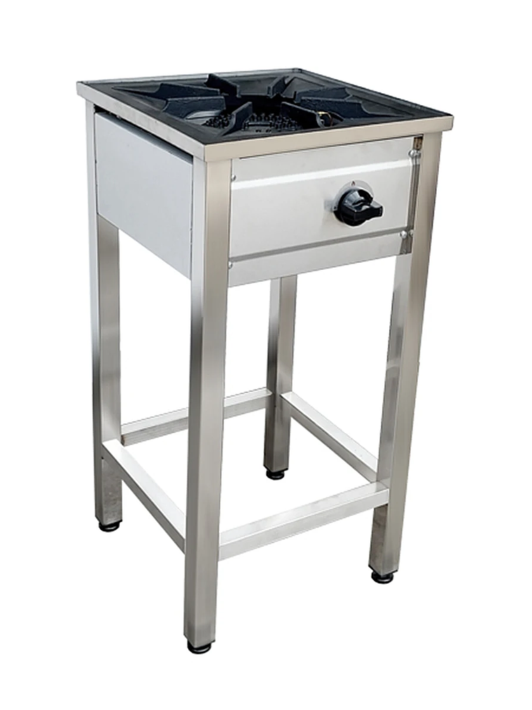 Anafe a Gas 1 platos con Parrilla de Fierro Fundido 43x43 Cousiño 2