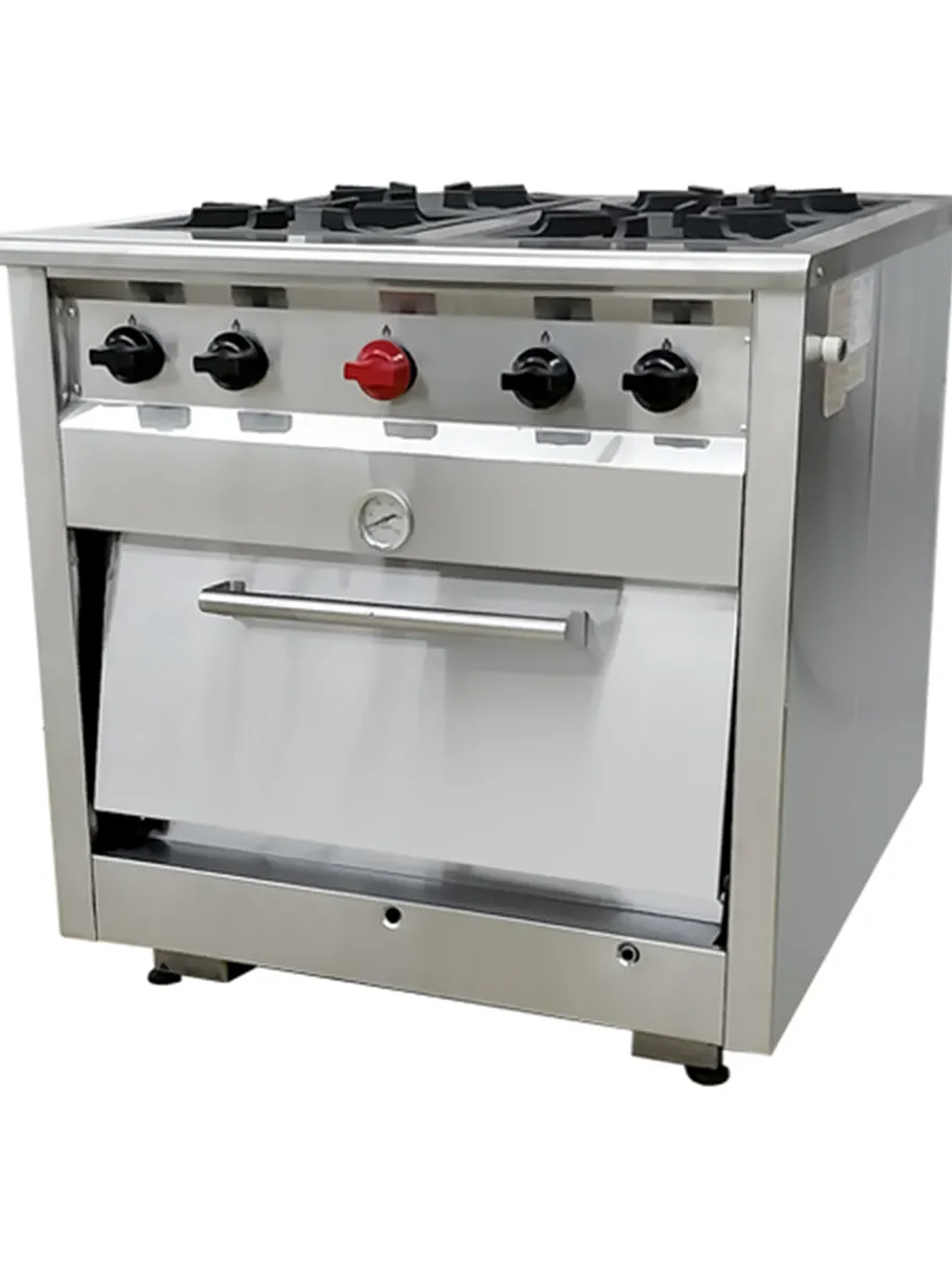 Cocina Industrial 4 Platos de 18 cm con Horno Cousiño CA4 2