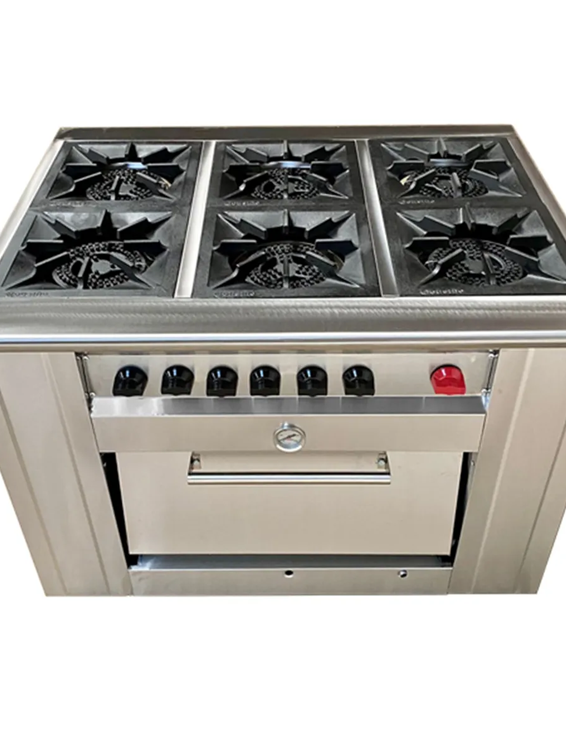 Cocina Industrial 6 Platos de 18 cm con Horno Cousiño 1