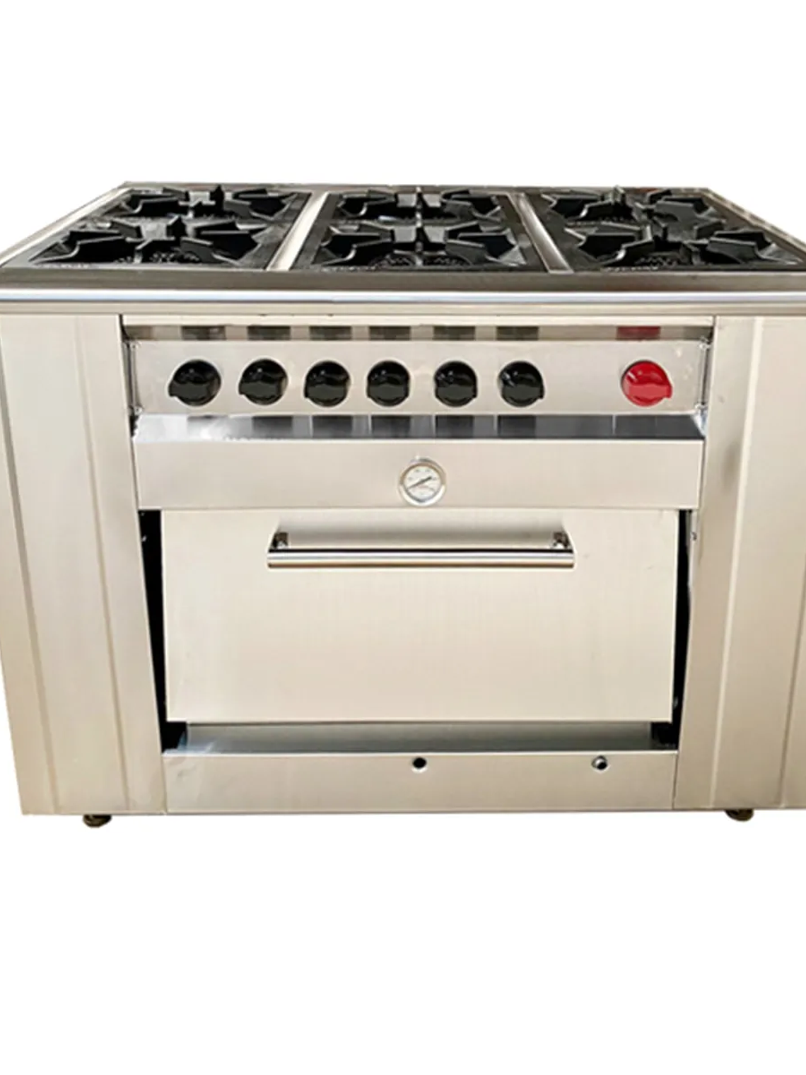 Cocina Industrial 6 Platos de 18 cm con Horno Cousiño 2