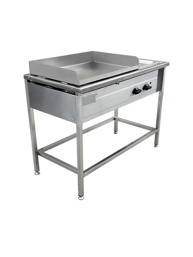 Plancha Churrasquera a Gas 50×70 cm con Baño María Cousiño 2