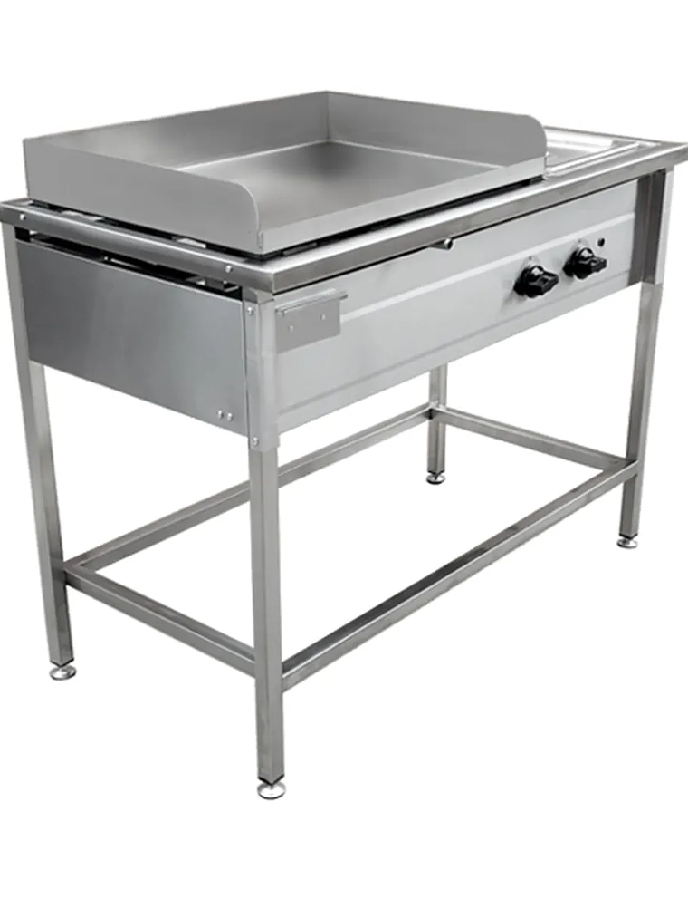 Plancha Churrasquera a Gas 50×70 cm con Baño María Cousiño 2