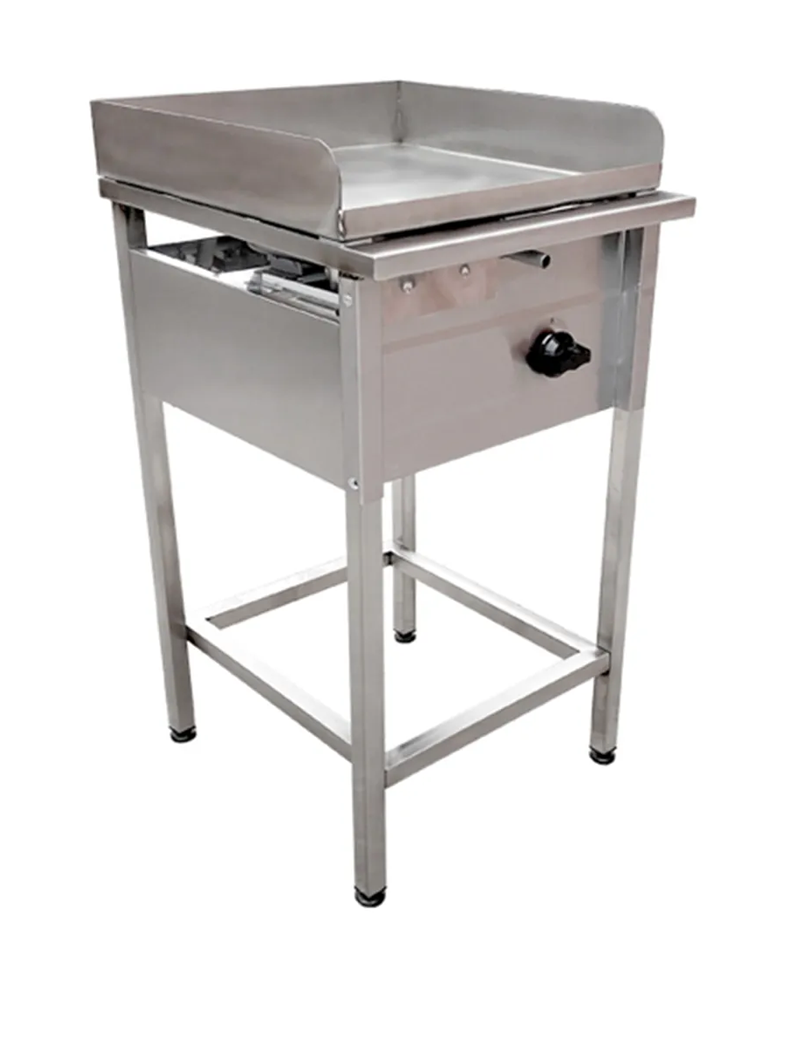 Plancha Churrasquera a Gas 50×50 cm en Acero Inoxidable Cousiño 3