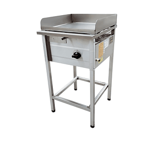 Plancha Churrasquera a Gas 50×50 cm en Acero Inoxidable Cousiño