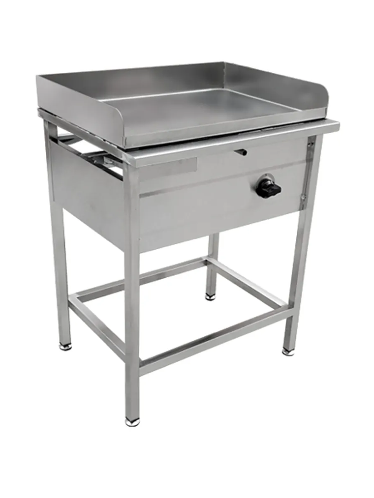 Plancha Churrasquera a Gas 50×70 cm en Acero Inoxidable Cousiño 4