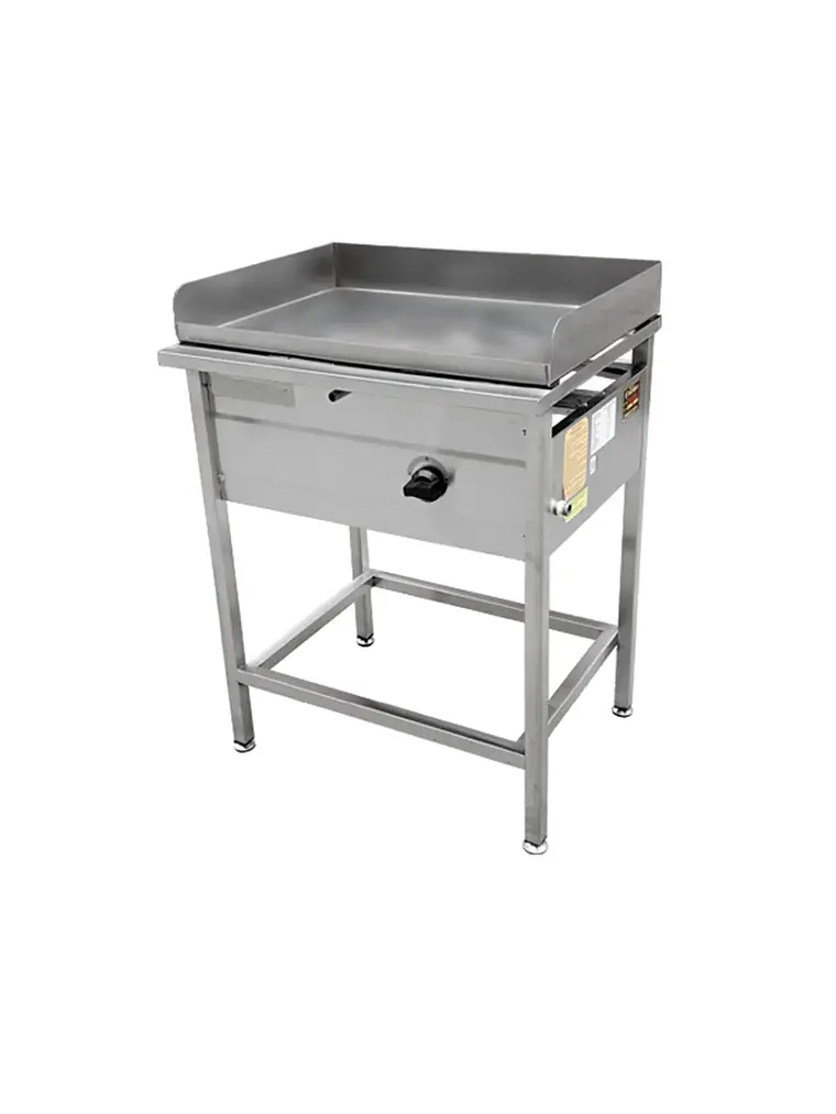 Plancha Churrasquera a Gas 50×70 cm en Acero Inoxidable Cousiño 1