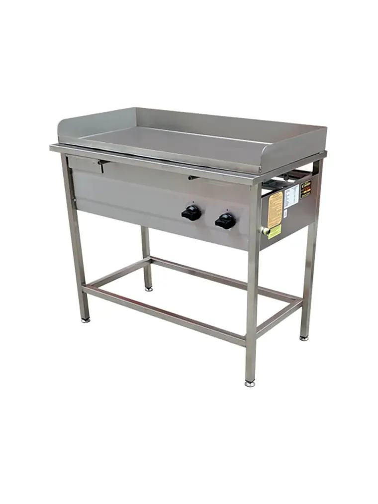 Churrasquera a Gas 50×100 cm en Acero Inoxidable Cousiño 1