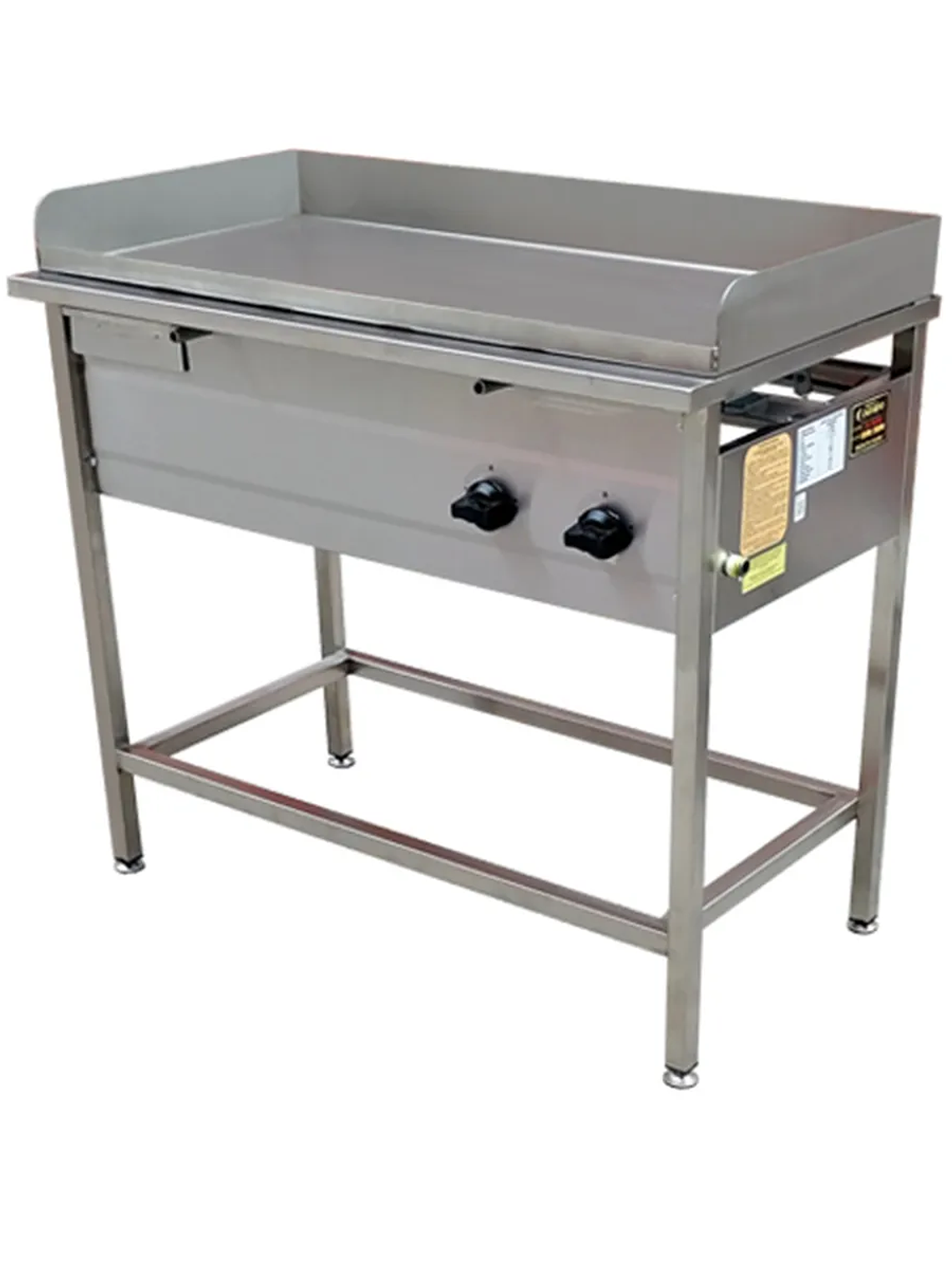 Churrasquera a Gas 50×100 cm en Acero Inoxidable Cousiño 1