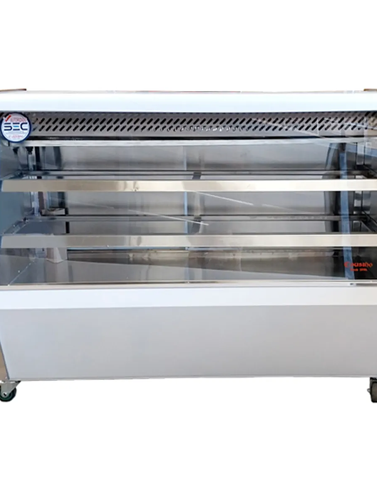 Mesón Refrigerado Vidrio Recto 1.5 mt Cousiño 2