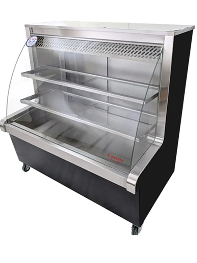 Vitrina Refrigerada Vidrio Curvo 1.2 mt Cousiño 1