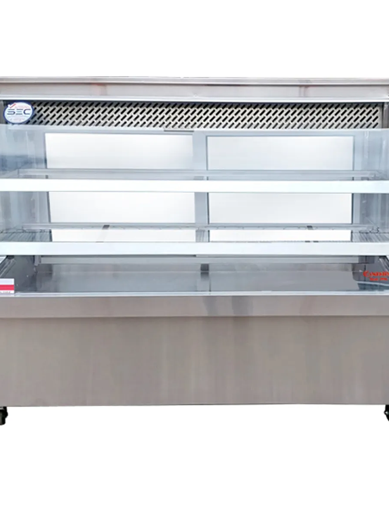 Vitrina Refrigerada Vidrio Curvo 1.5 mt Termopanel Cousiño 3