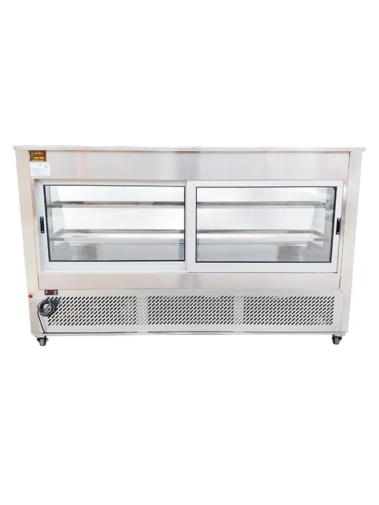 Vitrina Refrigerada Vidrio Curvo 2 mt Termopanel Cousiño 2