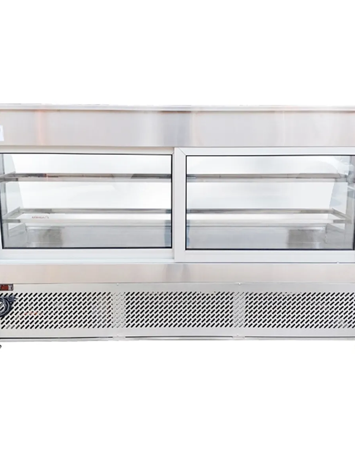 Vitrina Refrigerada Vidrio Curvo 2 mt Termopanel Cousiño 2