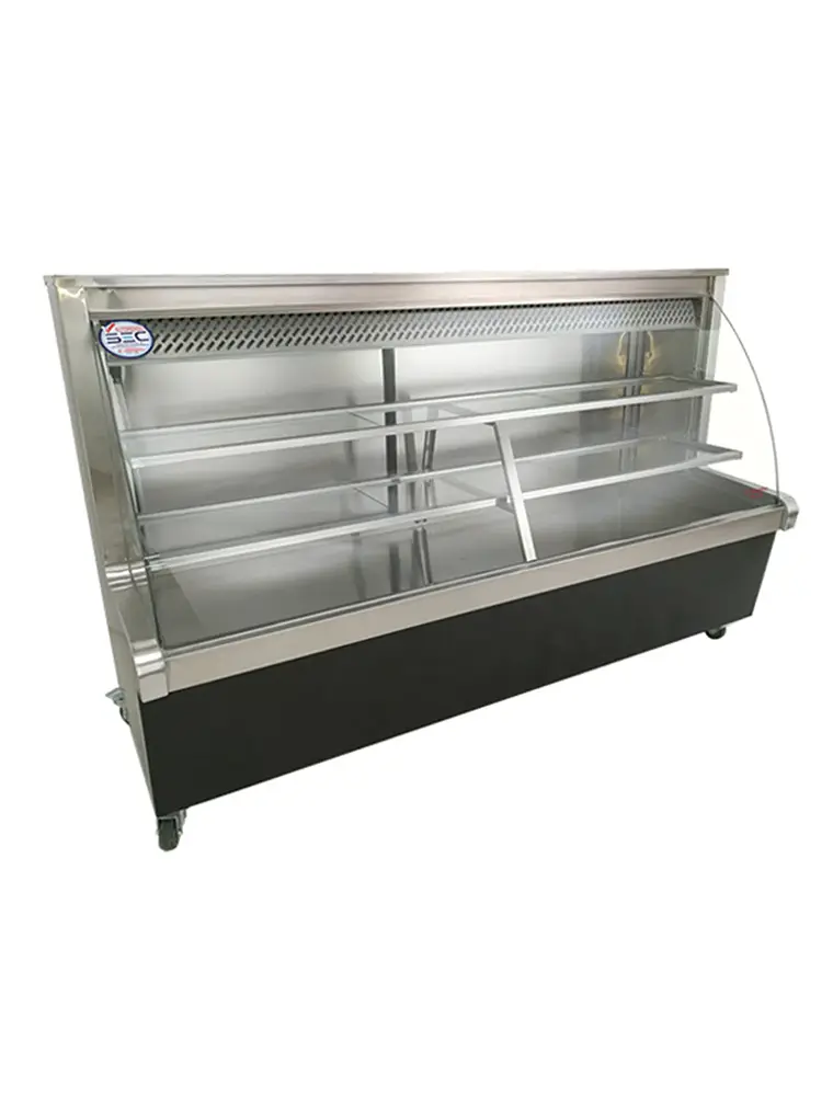Vitrina Refrigerada Vidrio Curvo 2 mt Cousiño 2