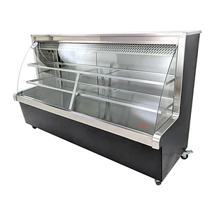 Vitrina Refrigerada Vidrio Curvo 2 mt Cousiño