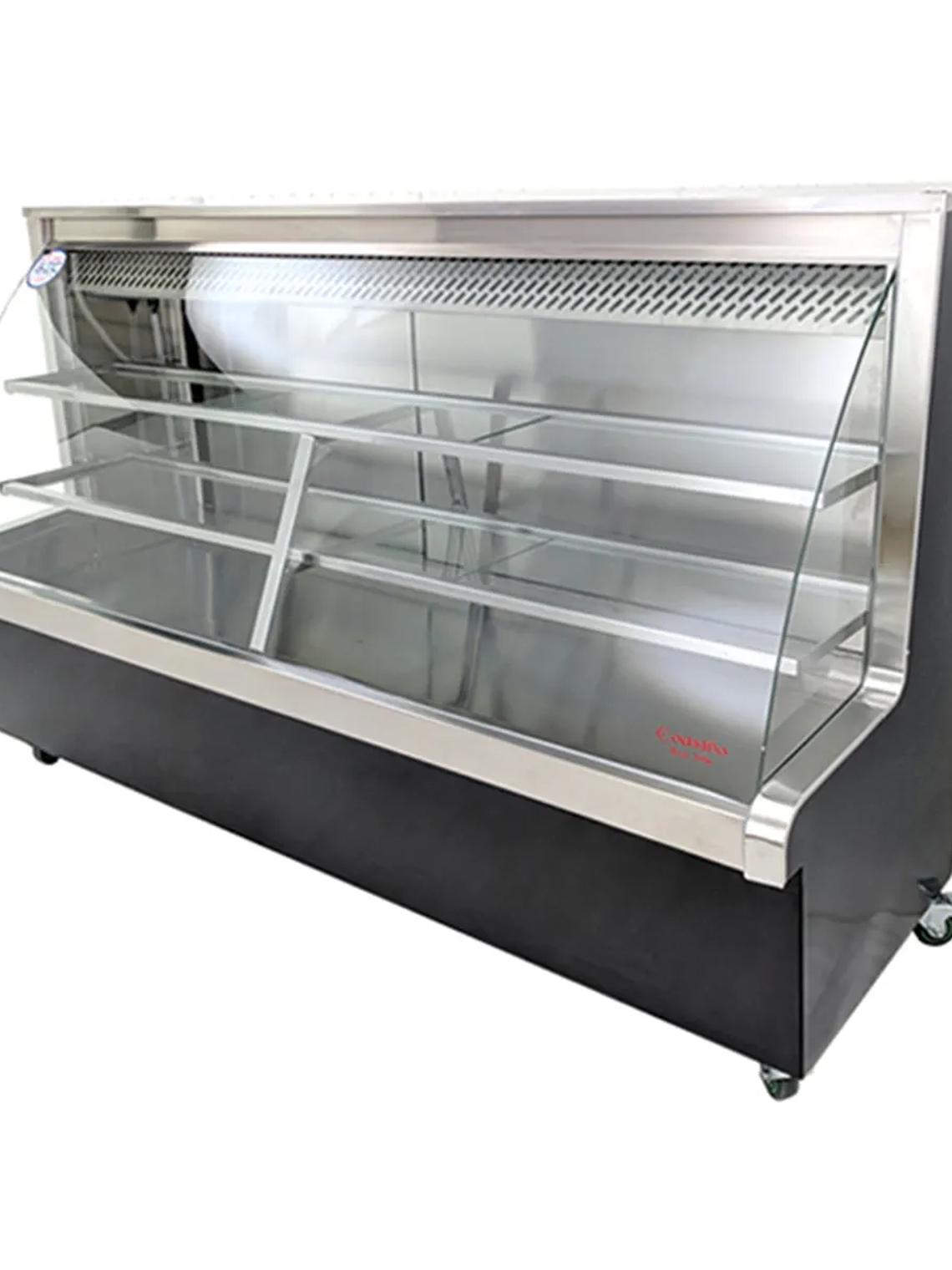 Vitrina Refrigerada Vidrio Curvo 2 mt Cousiño 1