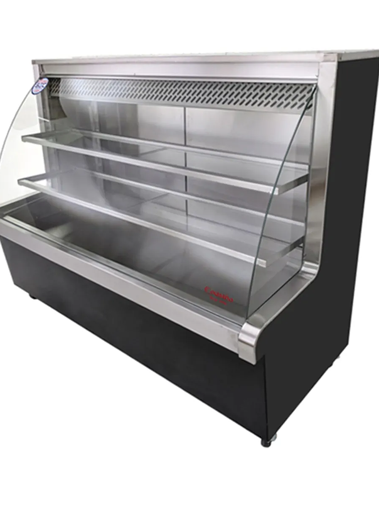 Vitrina Refrigerada Vidrio Curvo 1.5 mt Cousiño 1