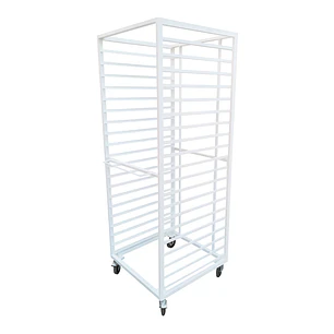 Carro Bandejero Blanco Pintura Electroestática Cousiño – 20 Bandejas