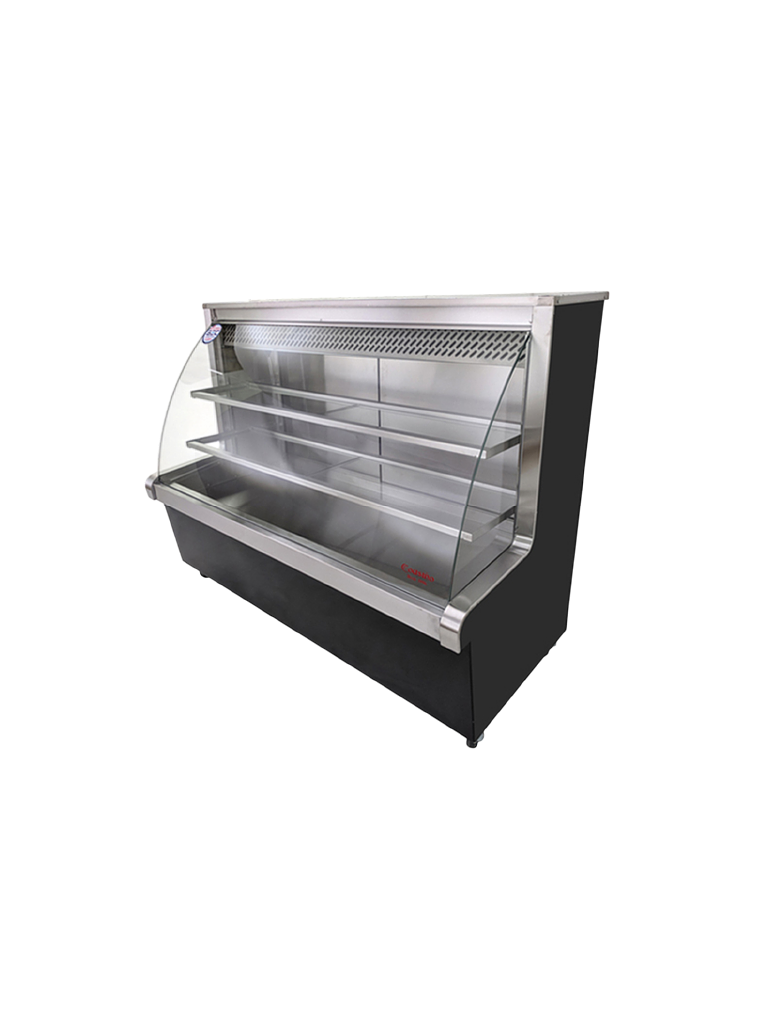 Vitrina Refrigerada Vidrio Curvo 1.5 mt Cousiño 1