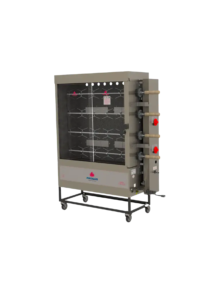 Asadora de pollo industrial 4 espadas Progas 1