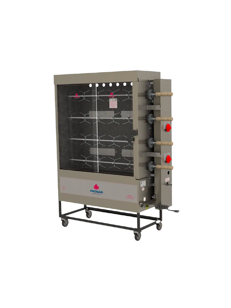 Asadora de pollo industrial 4 espadas Progas 1