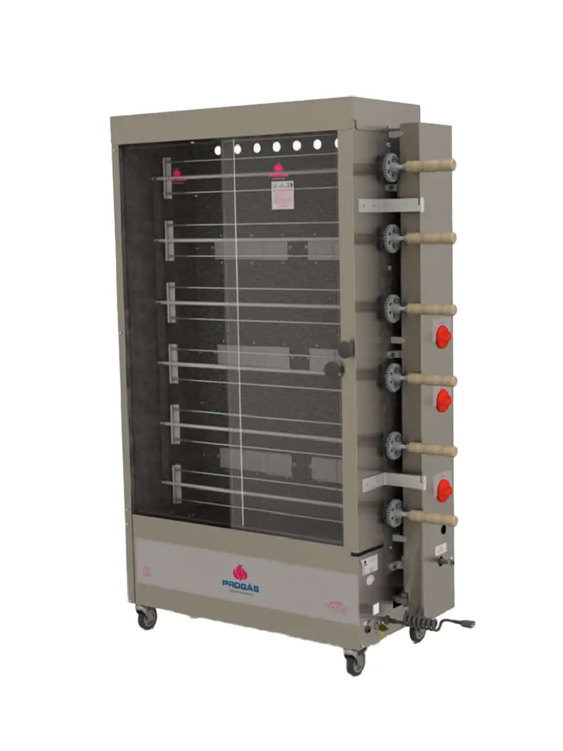 Asadoras de Pollo Industrial 6 Espadas Progras 1