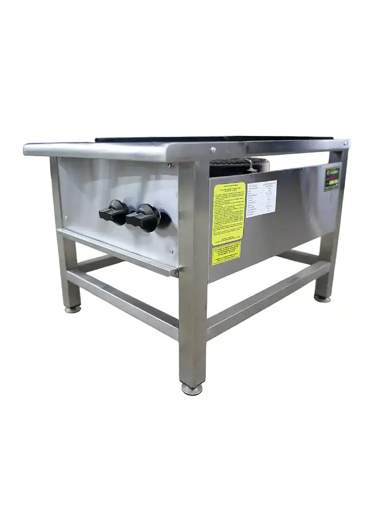 Anafe a Gas 1 Plato con Parrillas de 49×49 cm Cousiño 6