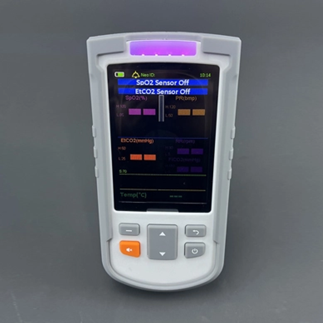 Capnógrafo Portátil de Mano – Monitor Multiparámetro 2