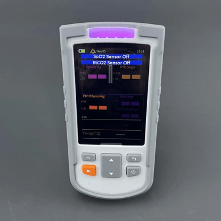 Capnógrafo Portátil de Mano – Monitor Multiparámetro 2