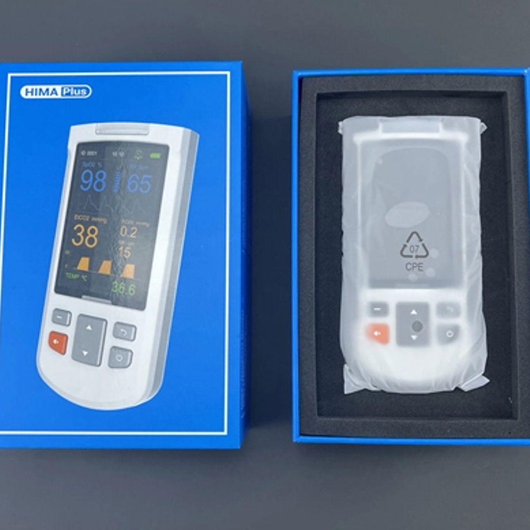 Capnógrafo Portátil de Mano – Monitor Multiparámetro 1