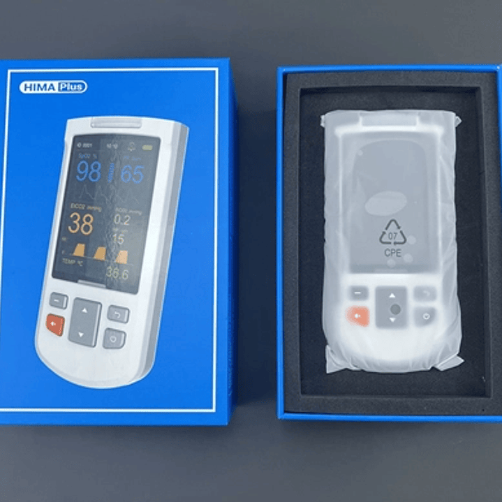 Capnógrafo Portátil de Mano – Monitor Multiparámetro 1